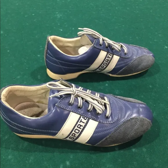👟 Girls All Leather European Sneakers size 35