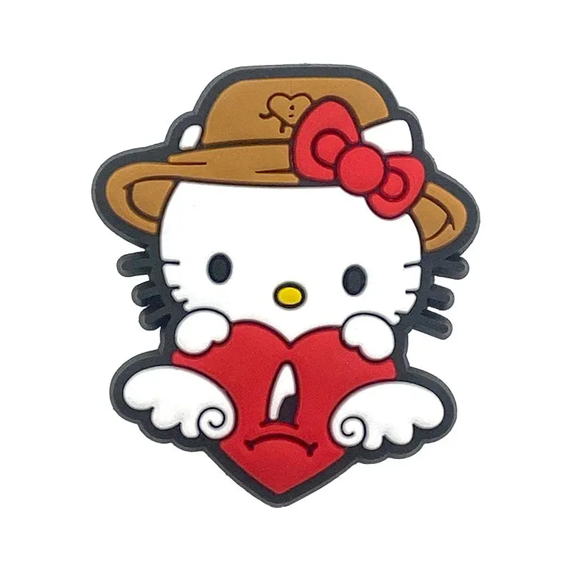 10–35pcs Hello Kitty Shoe Charms – Cute Cartoon Accessories for Clogs & Garden Shoes | Fun Decorations & Gifts for Kids and Girls