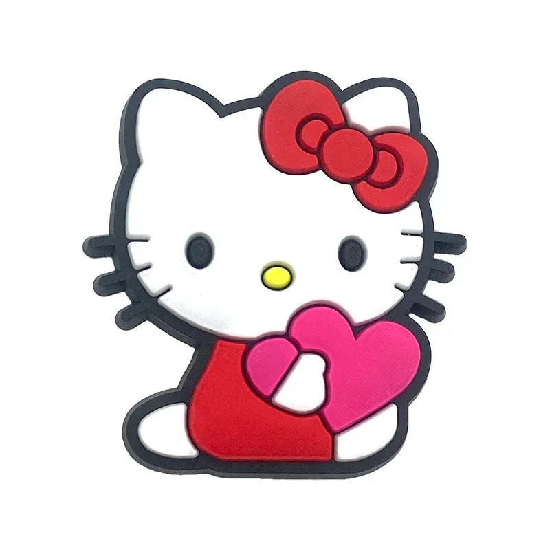 10–35pcs Hello Kitty Shoe Charms – Cute Cartoon Accessories for Clogs & Garden Shoes | Fun Decorations & Gifts for Kids and Girls