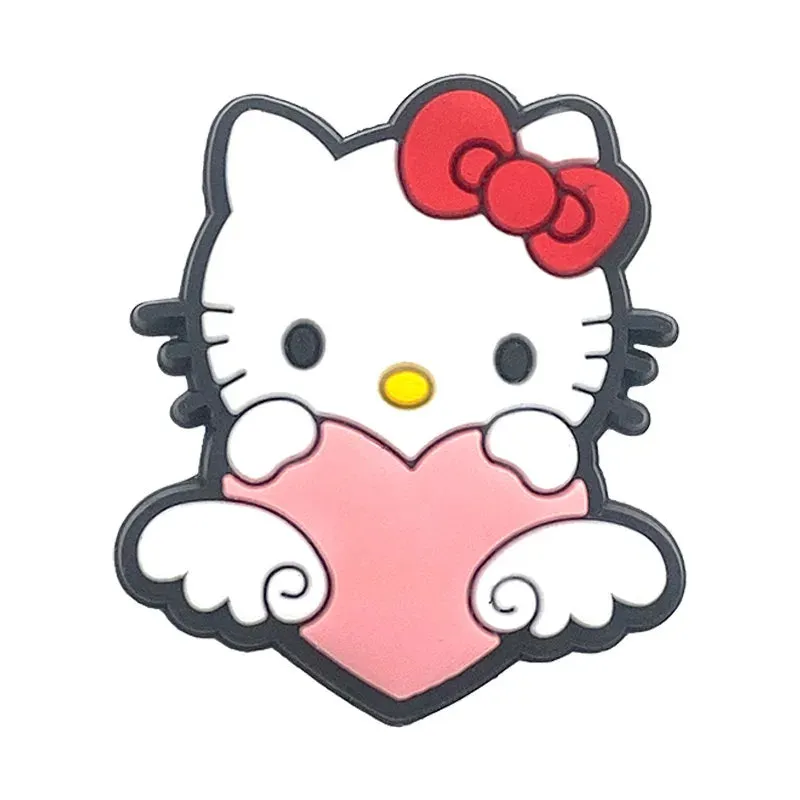 10–35pcs Hello Kitty Shoe Charms – Cute Cartoon Accessories for Clogs & Garden Shoes | Fun Decorations & Gifts for Kids and Girls