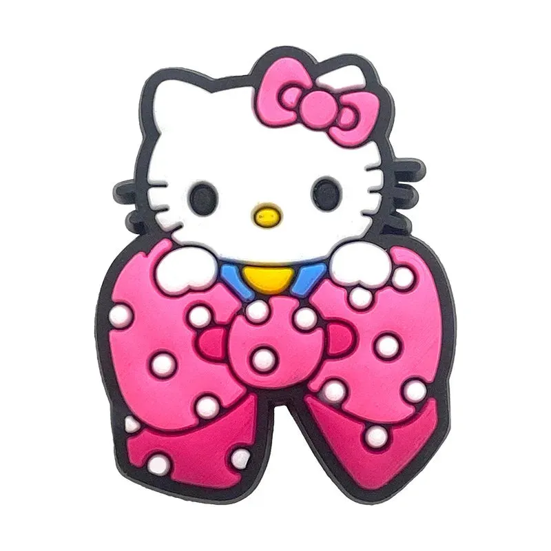 10–35pcs Hello Kitty Shoe Charms – Cute Cartoon Accessories for Clogs & Garden Shoes | Fun Decorations & Gifts for Kids and Girls