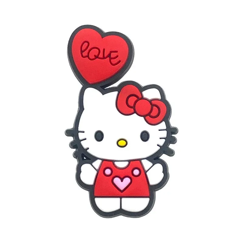 10–35pcs Hello Kitty Shoe Charms – Cute Cartoon Accessories for Clogs & Garden Shoes | Fun Decorations & Gifts for Kids and Girls