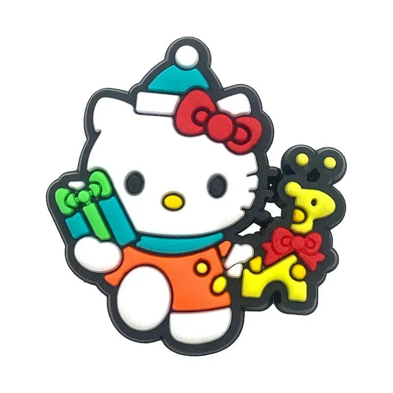 10–35pcs Hello Kitty Shoe Charms – Cute Cartoon Accessories for Clogs & Garden Shoes | Fun Decorations & Gifts for Kids and Girls