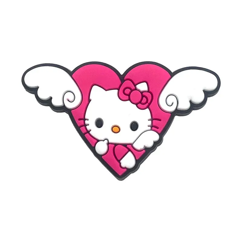 10–35pcs Hello Kitty Shoe Charms – Cute Cartoon Accessories for Clogs & Garden Shoes | Fun Decorations & Gifts for Kids and Girls