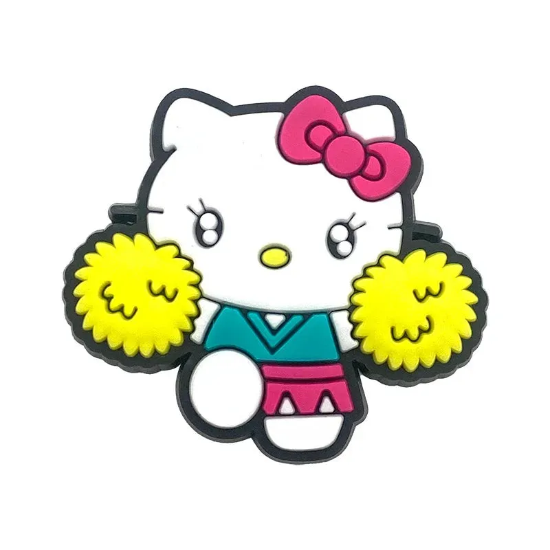 10–35pcs Hello Kitty Shoe Charms – Cute Cartoon Accessories for Clogs & Garden Shoes | Fun Decorations & Gifts for Kids and Girls
