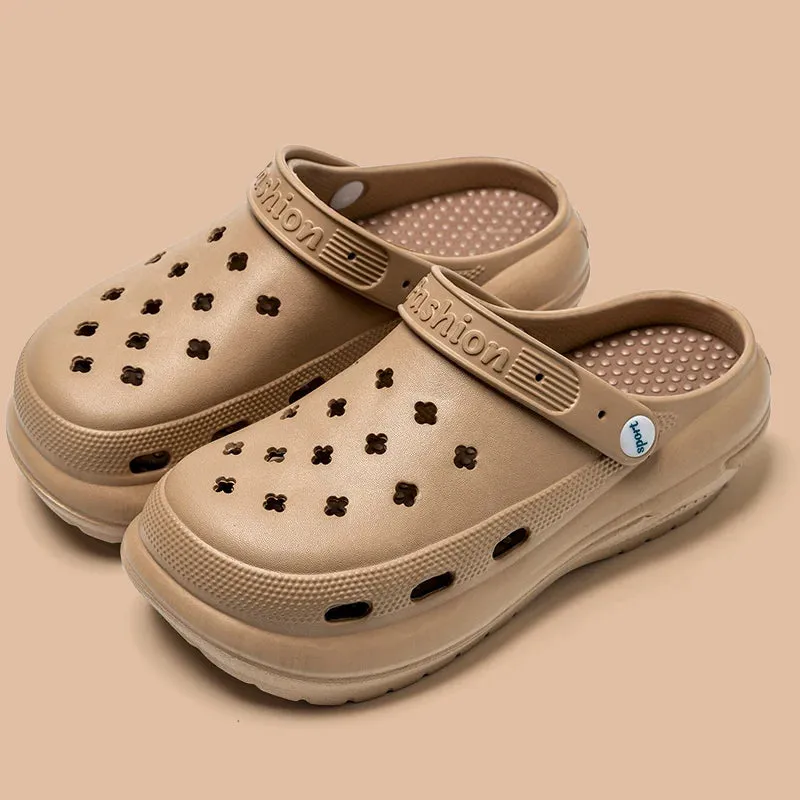 2025 Women's Platform Shoes Thick Sole Sandals for Women EVA Clogs Fashion Garden Shoes Outdoor Chunky Non Slip Beach Slippers