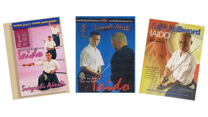 3 DVD SET Art of Iaido Sueyoshi Akeshi