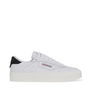 3843 Court Sneakers - White Bristol Black Avorio