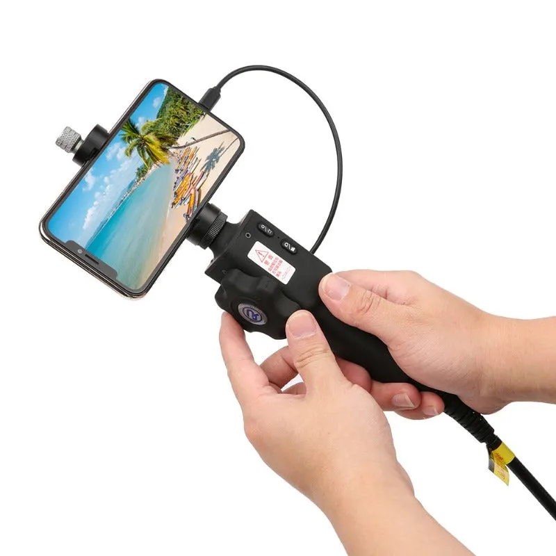 6mm Diesel Truck 1080P Automotive Endoscope 360 Degree Industrial Borescope Inspection Camera for Android iOS