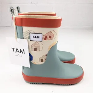 7AM Enfant Rainy Houses Rain Boots