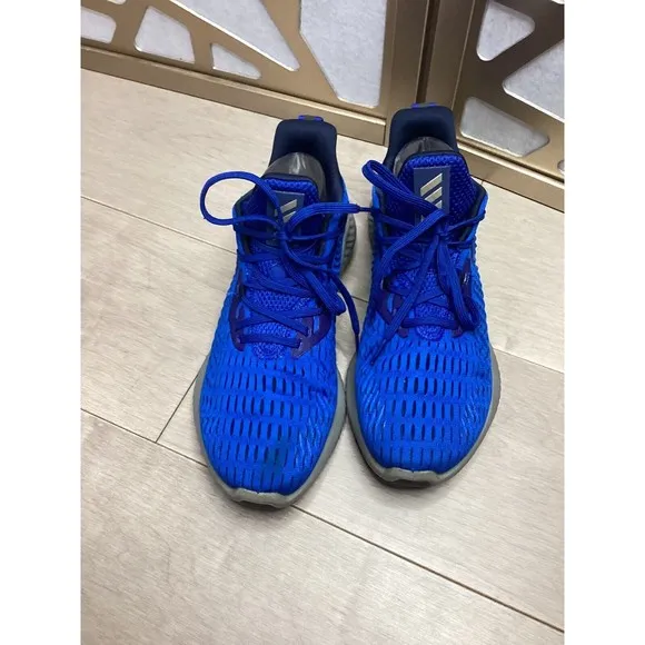 ADIDAS Bounce Alphabounce  U Running Shoes Mens BLUE sz 8 sneakers