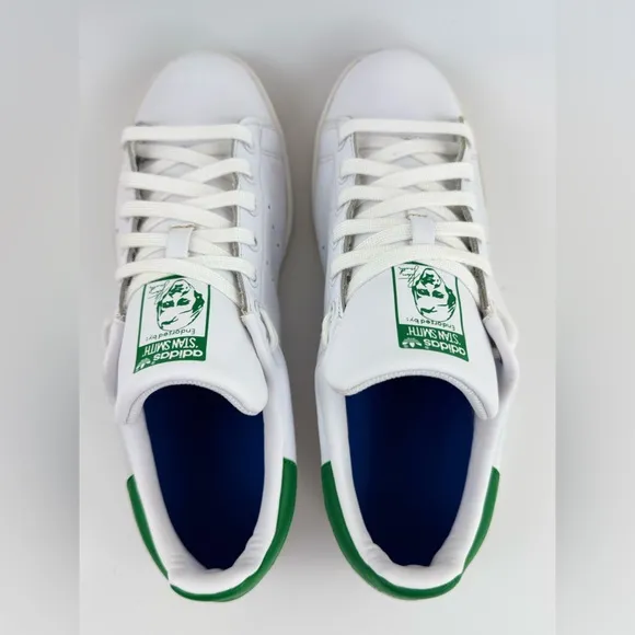 Adidas Originals Stan Smith, White/Green, Men's Size 10