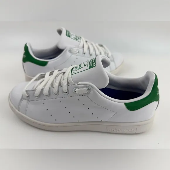 Adidas Originals Stan Smith, White/Green, Men's Size 10