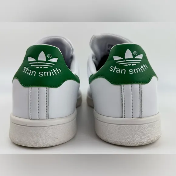 Adidas Originals Stan Smith, White/Green, Men's Size 10