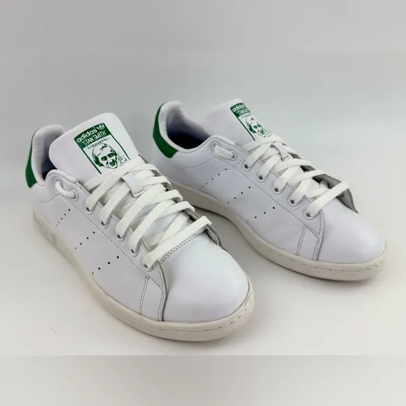 Adidas Originals Stan Smith, White/Green, Men's Size 10