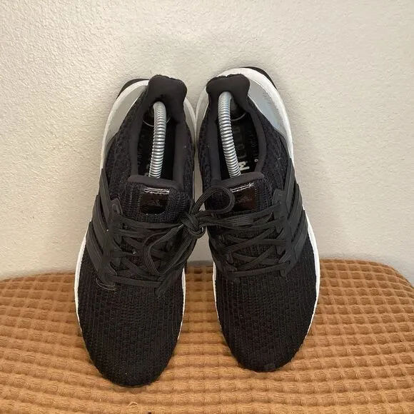 adidas UltraBoost DNA 4 Sz Mens 6.5 Women's 8 Black Silver Metallic Silver Shoes