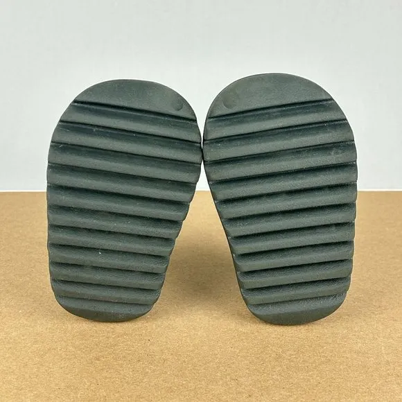 Adidas Yeezy Slide Infant Sandals Kids 5K Gray Hook and Loop Closure