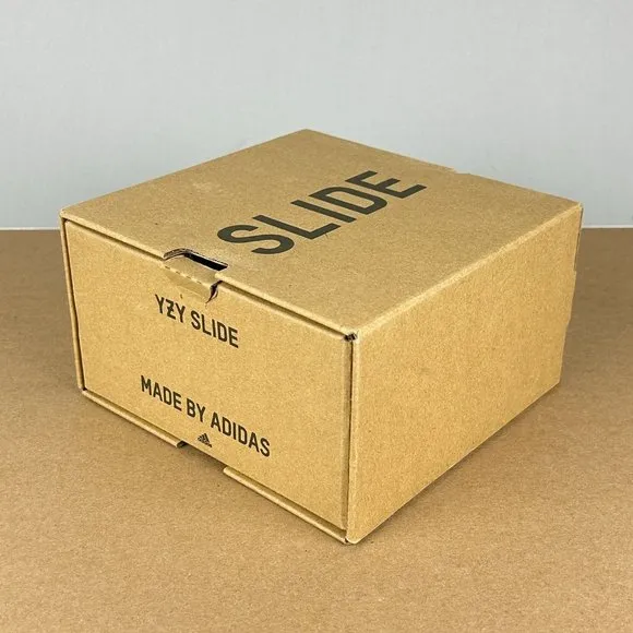Adidas Yeezy Slide Infant Sandals Kids 5K Gray Hook and Loop Closure