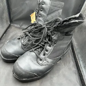 Army Black Leather High Top Magnum Combat Boots - Size EU 39 - UK 6