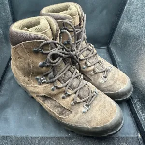 Army Brown Leather Iturri High Top Combat Boots - Size EU 47 - UK 12