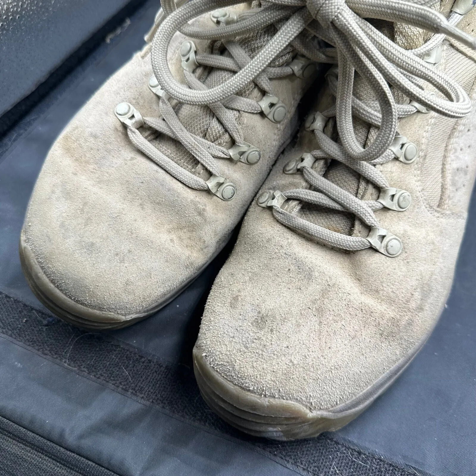 Army Brown Leather MEINDL Desert Patrol Combat Boots - Size EU 44 - UK 9.5