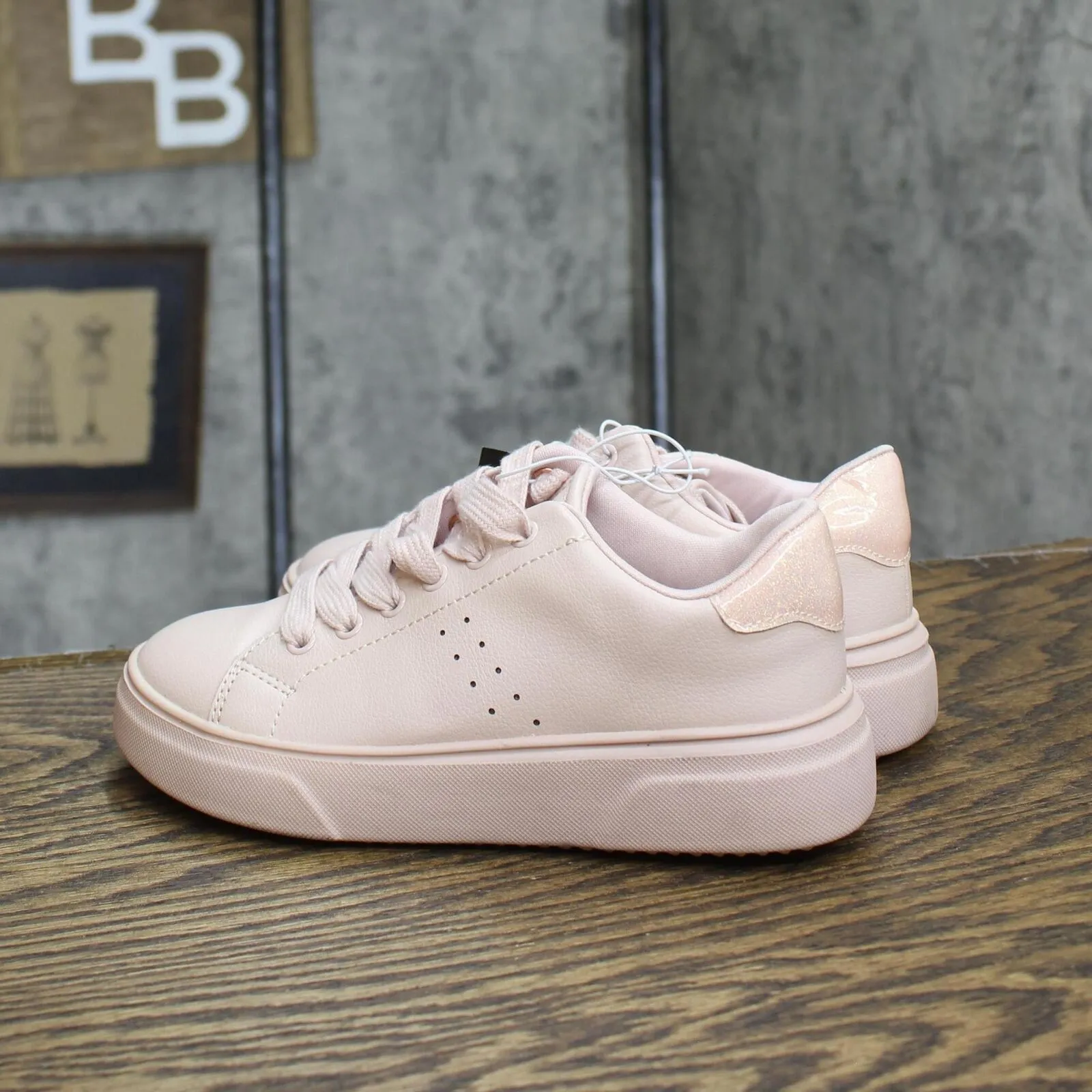 Art Class Girls Arianna Court Sneakers 87831572 Blush Pink 13