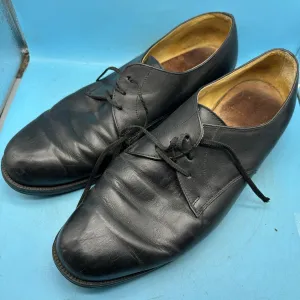 Austrian Army Black Leather Officers Dress Shoes - Size EU 47 - UK 12 - US 12.5