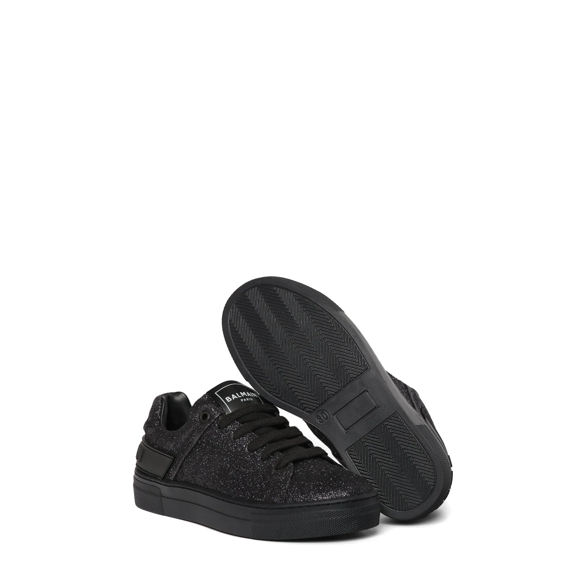 Balmain Kids Glitter Sneakers
