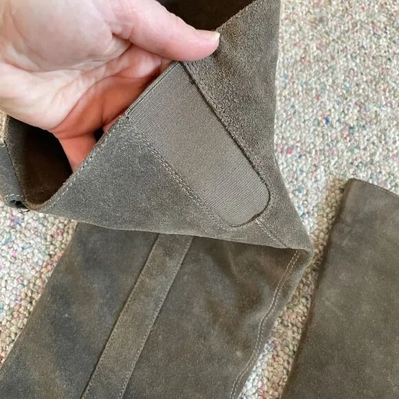 BCBG Generation Tall Suede Boots Over The Knee