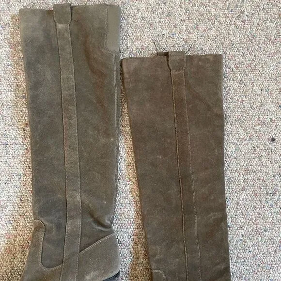 BCBG Generation Tall Suede Boots Over The Knee
