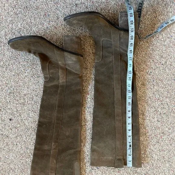 BCBG Generation Tall Suede Boots Over The Knee