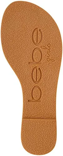 Bebe Glitter Leatherette Sandals