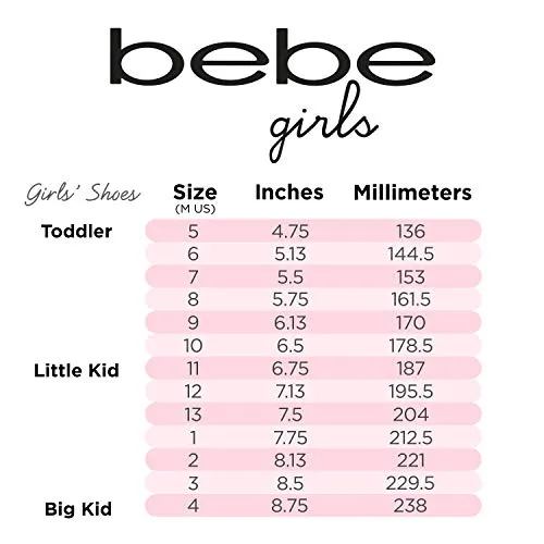 Bebe Glitter Leatherette Sandals