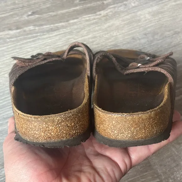 Birkenstock Grenada Soft. Footbed Sandals Habana Oiled Leather Women 6-6.5 EU 37