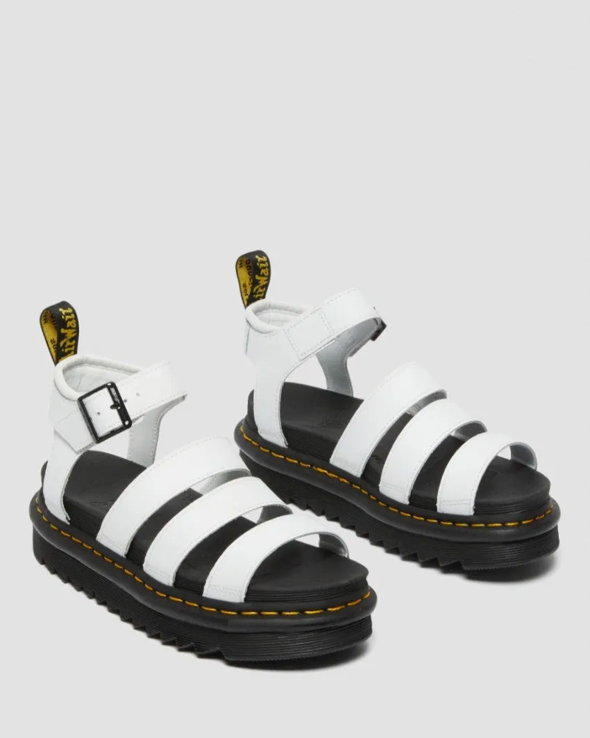 Blair 3 Strap Sandal - White