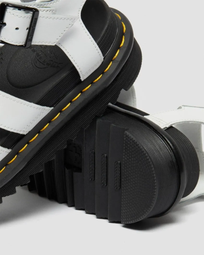 Blair 3 Strap Sandal - White