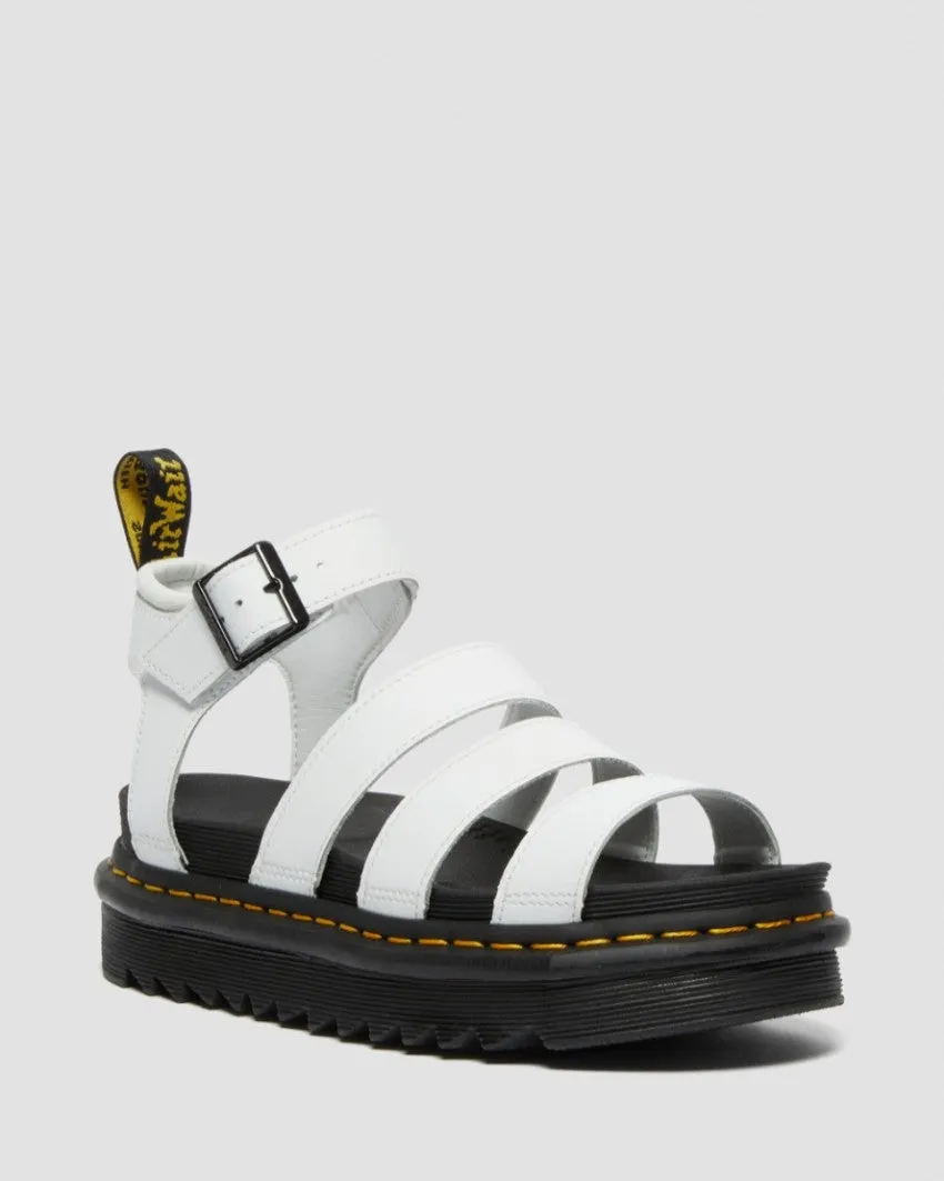 Blair 3 Strap Sandal - White