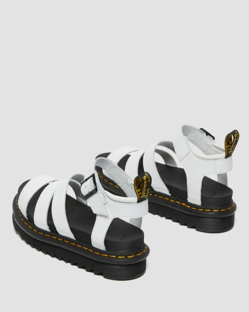 Blair 3 Strap Sandal - White