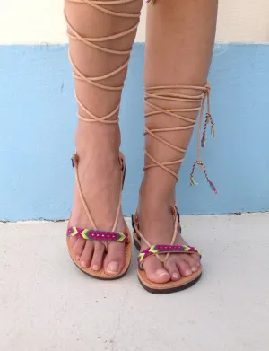 Bohemian gladiator sandals