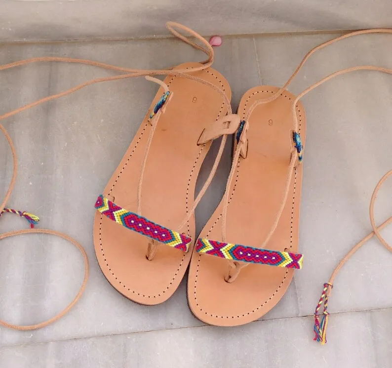 Bohemian gladiator sandals