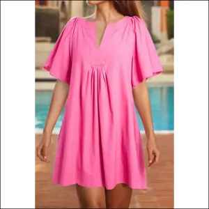 Bonbon Flounce Sleeve Dress: High Waist Hilariously Cute!