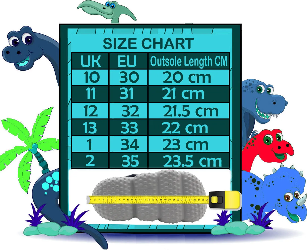 Boys Clogs Kids Lightweight EVA Adjustable Strap Sandals Breathable Slip On Grey Dinosaur Beach Garden Clog Slipper Pool Leisure Water Shoe