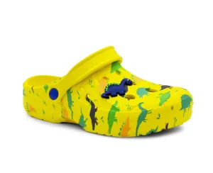 Boys Clogs Youth Lightweight EVA Adjustable Strap Dinosaur Sandals Breathable Slip On Beach Garden Clog Slipper Pool Leisure Water Shoe