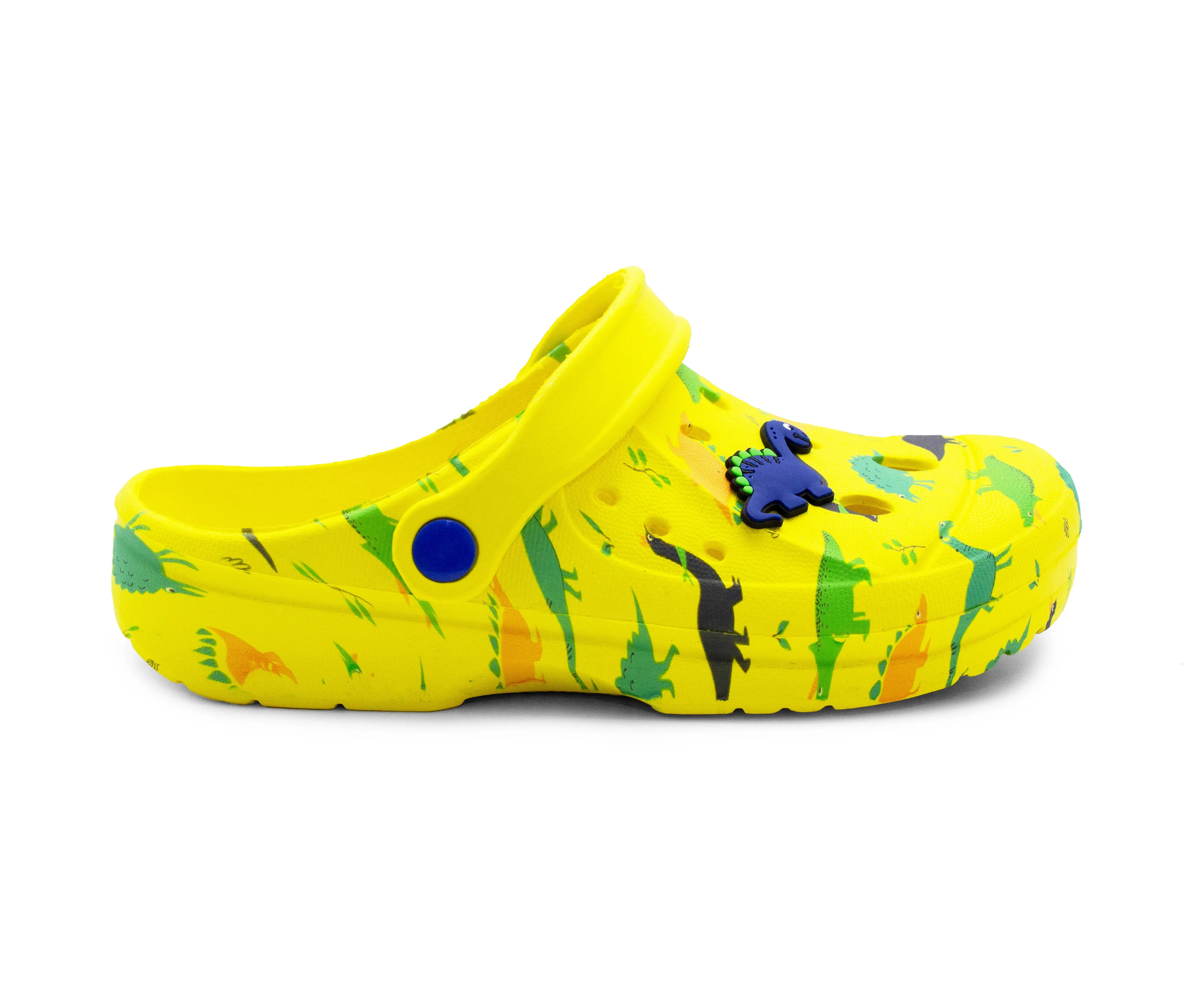 Boys Clogs Youth Lightweight EVA Adjustable Strap Dinosaur Sandals Breathable Slip On Beach Garden Clog Slipper Pool Leisure Water Shoe
