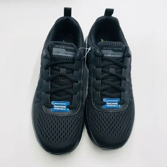 Brand New Skechers Sport Black Mountain‎ Track Sneakers Size 8.5 For Men