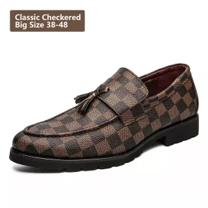 Brown Leather Casual Loafers