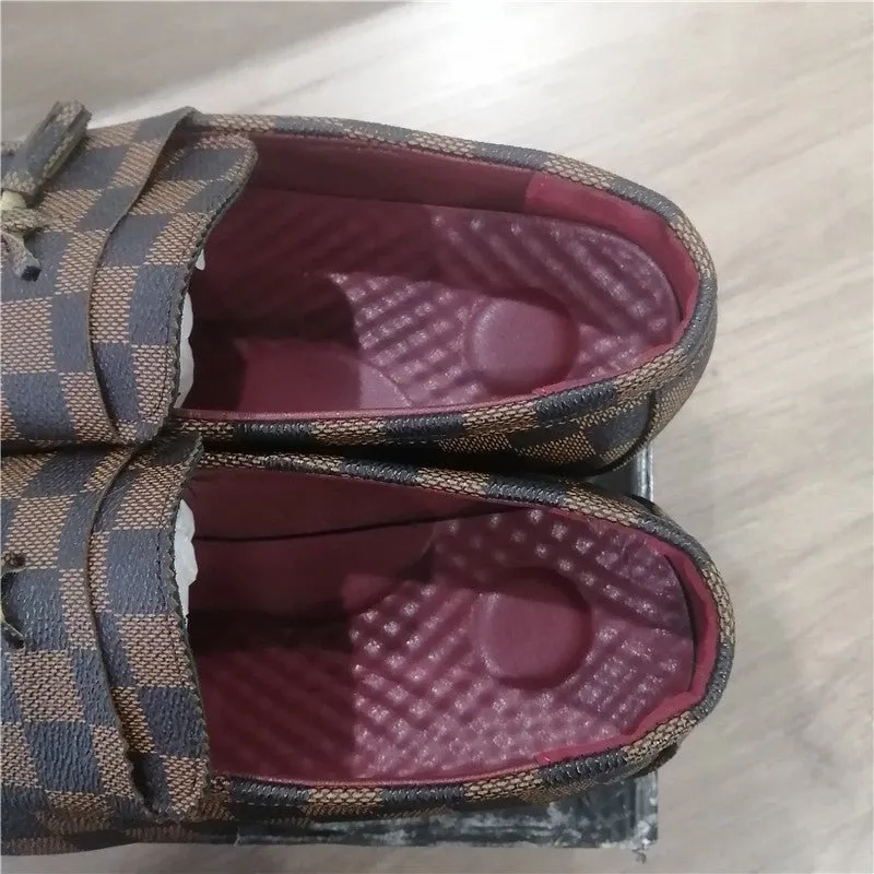 Brown Leather Casual Loafers