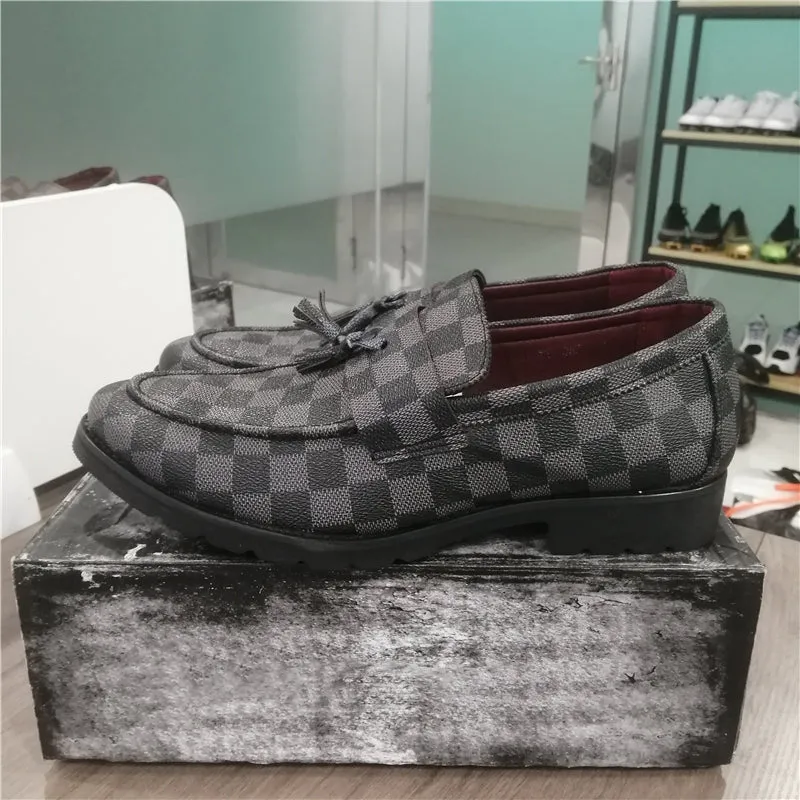 Brown Leather Casual Loafers
