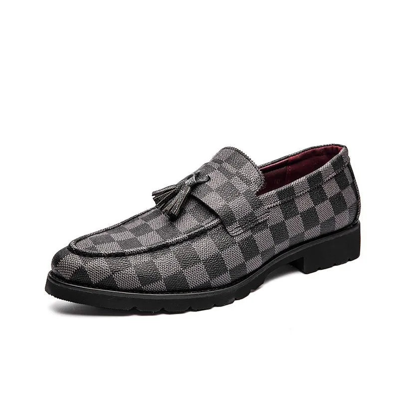 Brown Leather Casual Loafers