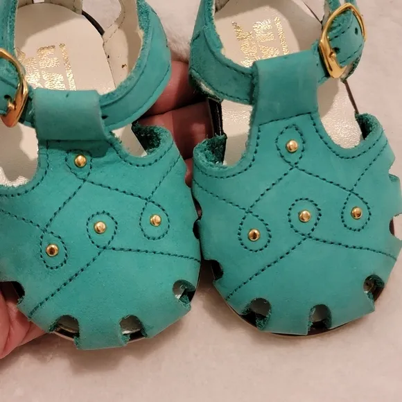 BUSTER BROWN Baby Anklestrap Maey Jane Leather Sandals Size 1